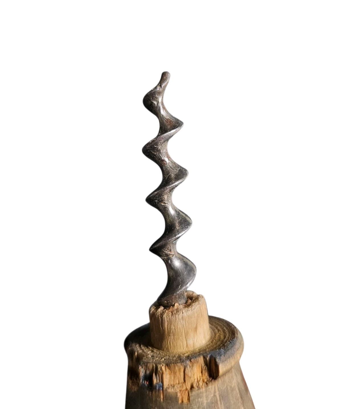 Anri Hand Carved Drunk Man On A Lamppost Wooden Cork Screw And Bottle Opener - Thumbnail 15