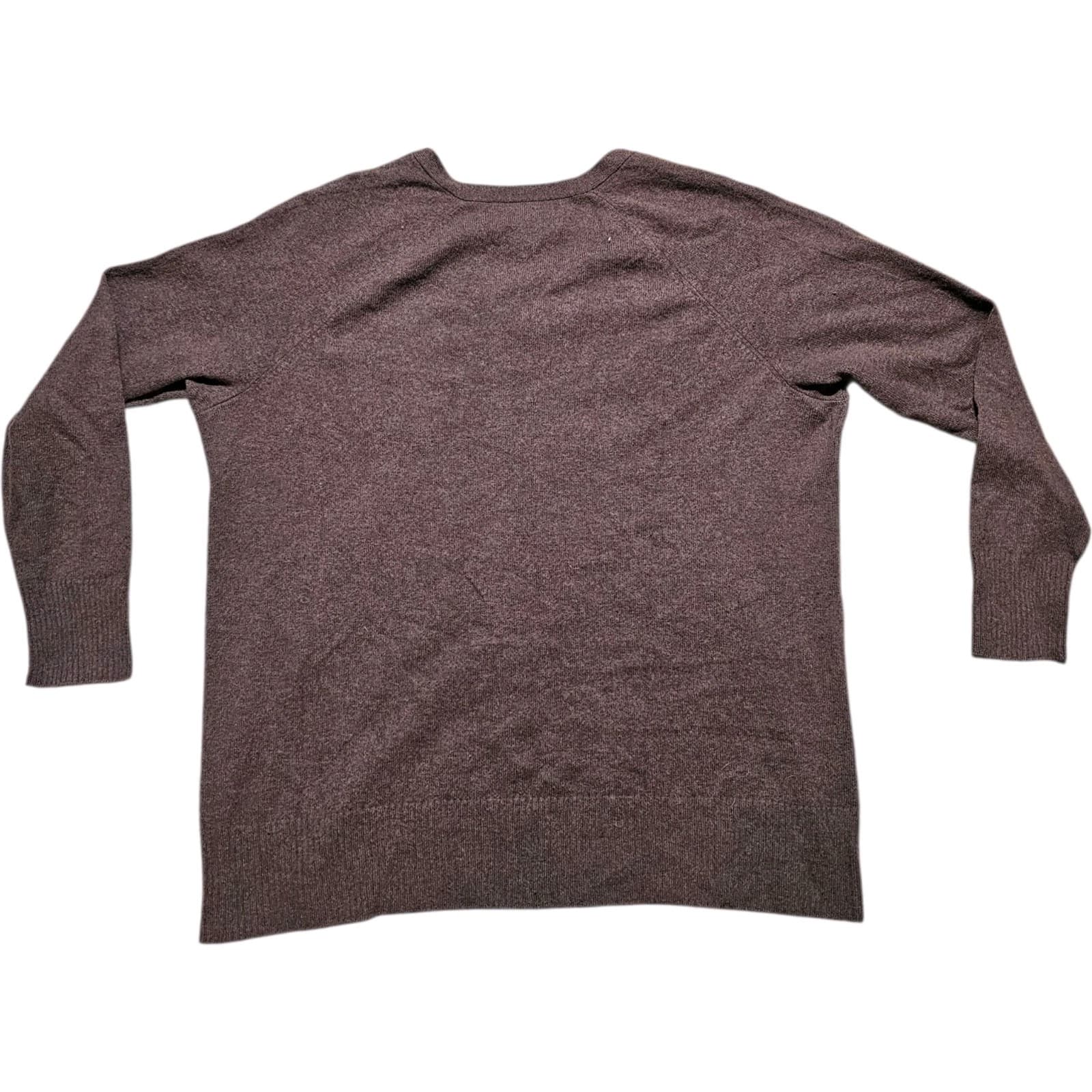 Precious Fibers 100% Cashmere Vneck Sweaters Lot Of 2 Size 2k - Thumbnail 5