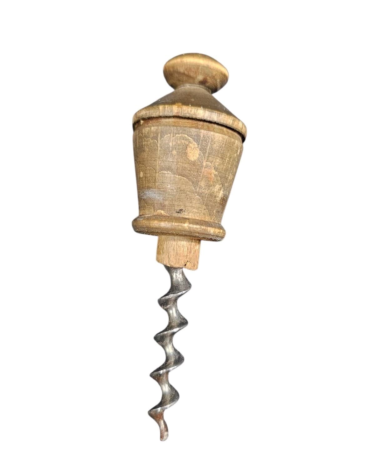 Anri Hand Carved Drunk Man On A Lamppost Wooden Cork Screw And Bottle Opener - Thumbnail 14