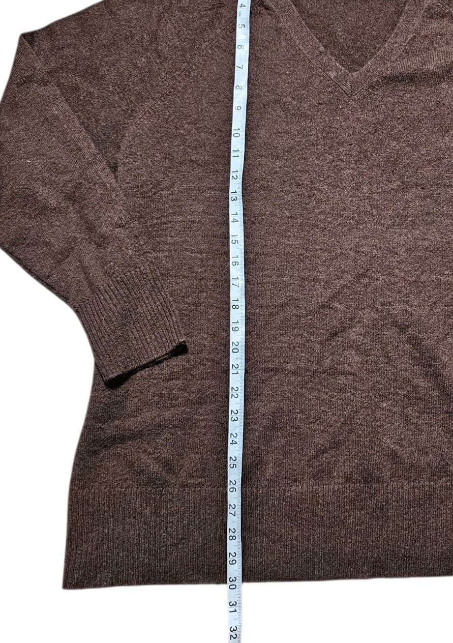 Precious Fibers 100% Cashmere Vneck Sweaters Lot Of 2 Size 2k - Thumbnail 9