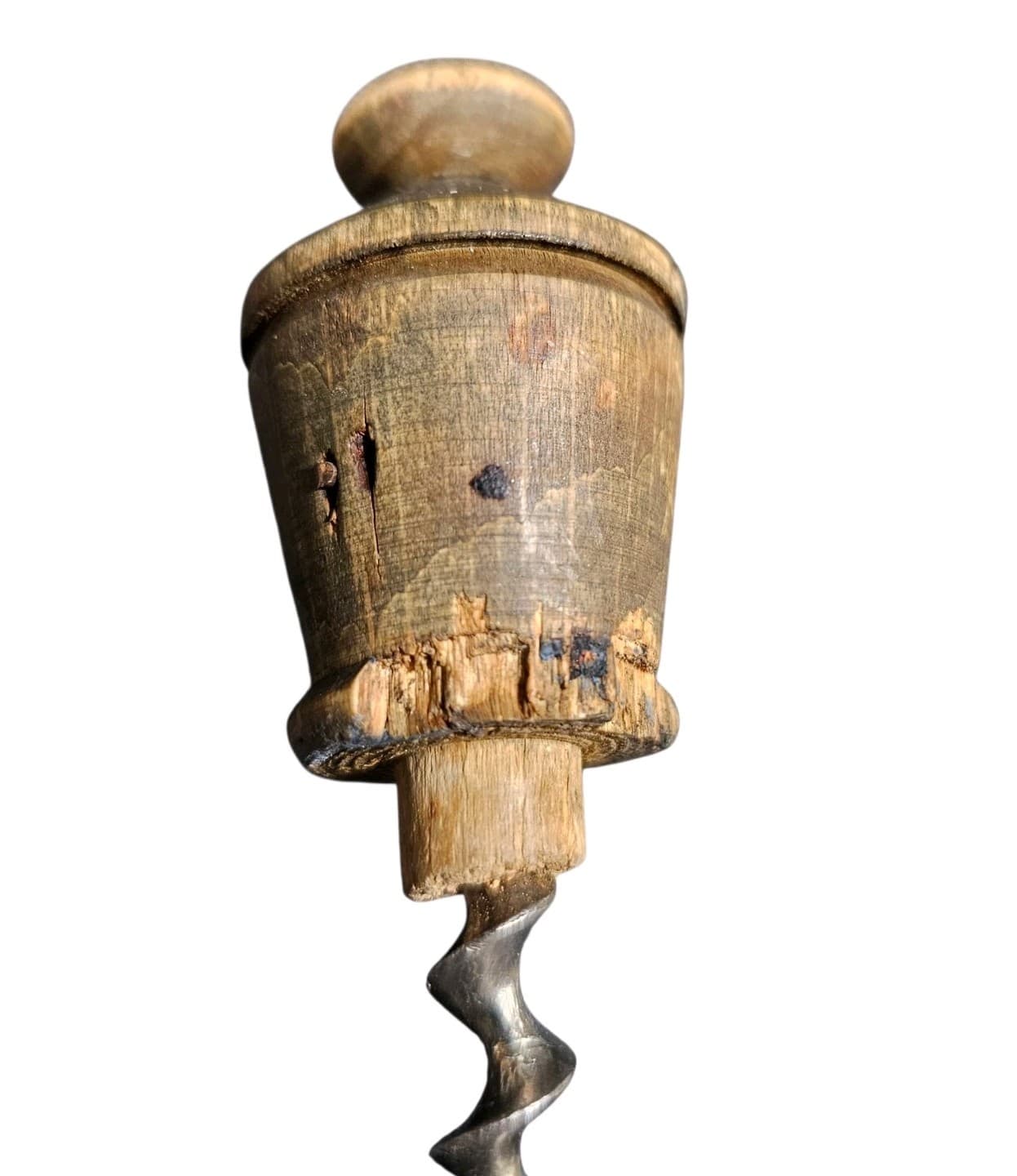 Anri Hand Carved Drunk Man On A Lamppost Wooden Cork Screw And Bottle Opener - Thumbnail 17