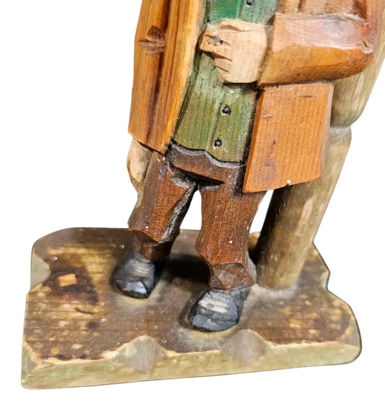 Anri Hand Carved Drunk Man On A Lamppost Wooden Cork Screw And Bottle Opener - Thumbnail 5