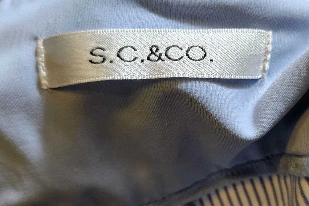 S.C.& Co Tummy Control Capri Pinstripe Pants Womans Size 10 - Thumbnail 11