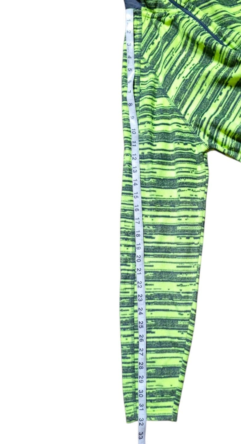 Adult XERSION Pullover Jacket - Size Mens Medium Neon Green Digital Stripe - Thumbnail 9