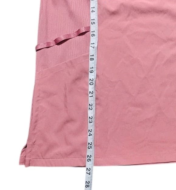 Hanes Comfort Fit Womans Vneck Pink Scrubs Top Size S/P - Thumbnail 10