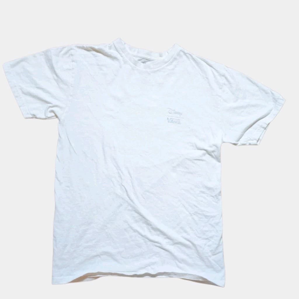 Vans X Disney Music Box T-Shirt In 100th Anniversary White Mickey And Donald... - Thumbnail 5