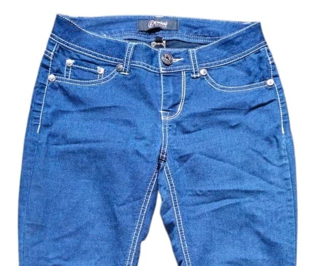 Rewash Skinny Blue Jeans Woman's Size 5 Stretch - Thumbnail 3