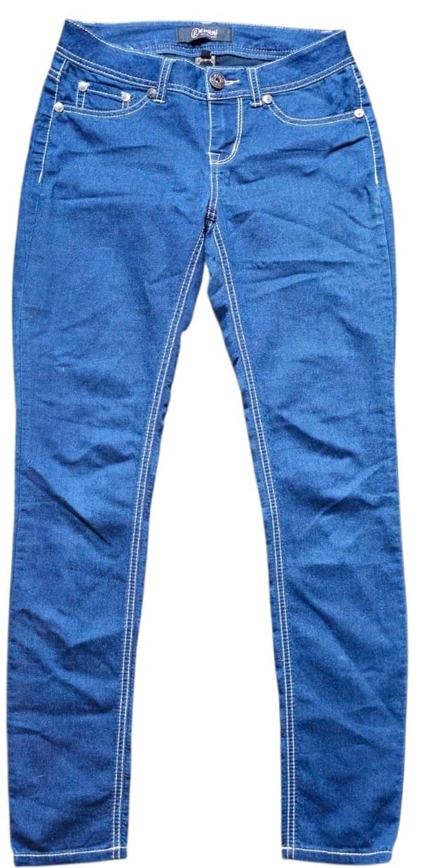 Rewash Skinny Blue Jeans Woman's Size 5 Stretch - Thumbnail 5