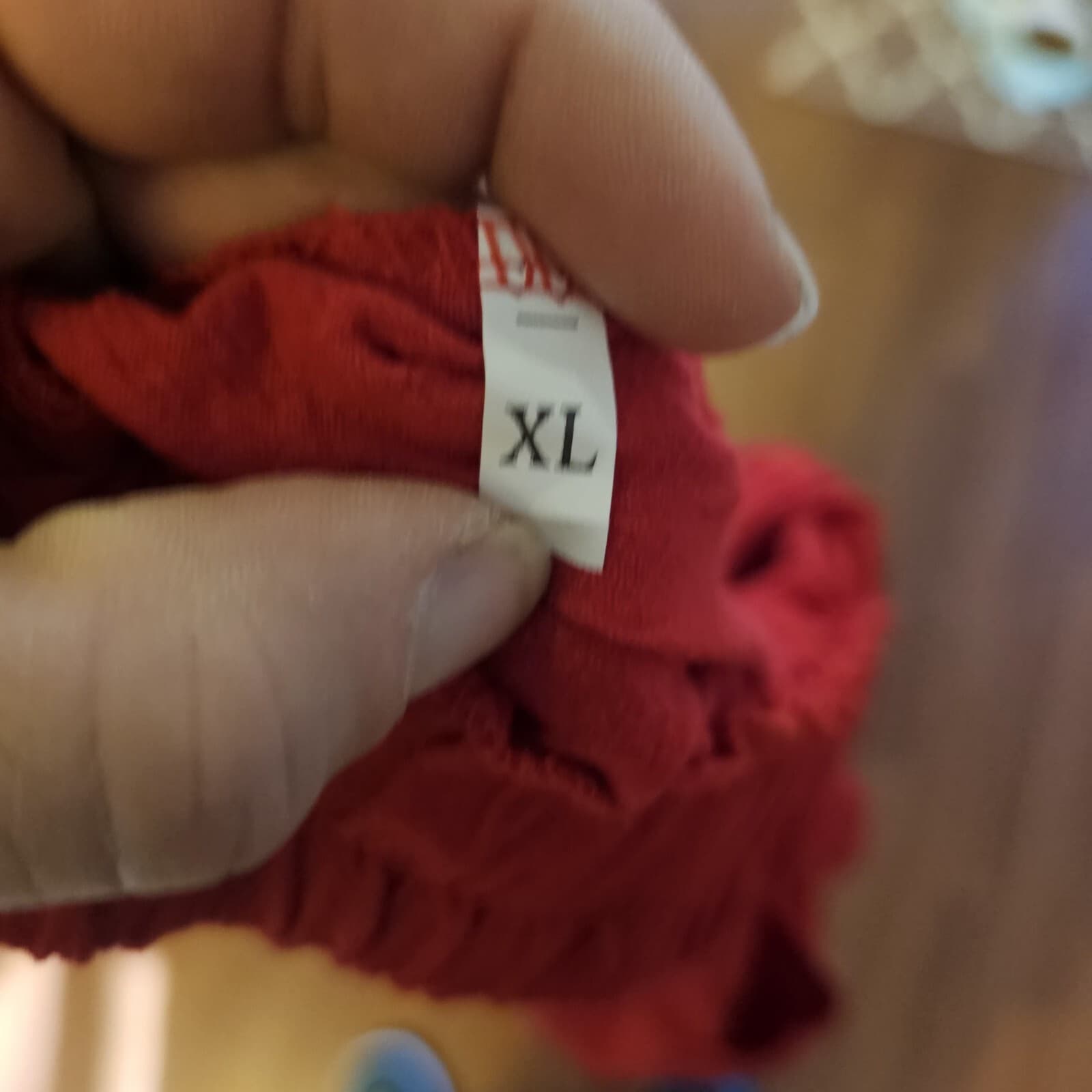Vintage Stay Real Designed By Barrod 1980 Red Woman's X L - Thumbnail 7
