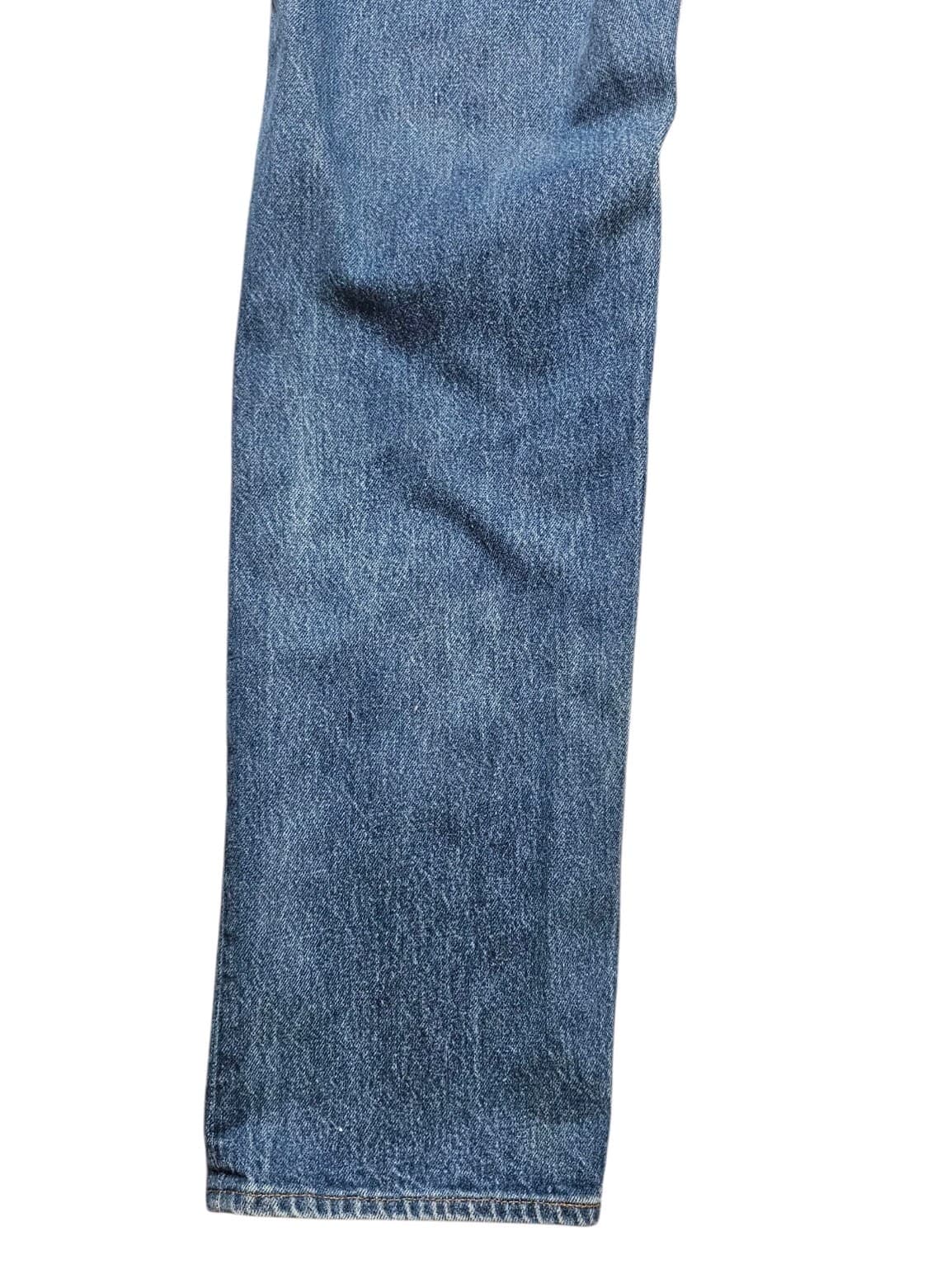 Vintage 80s Levis 501xx Mens 33x36 Distressed Button Fly Denim Jeans USA - Thumbnail 12