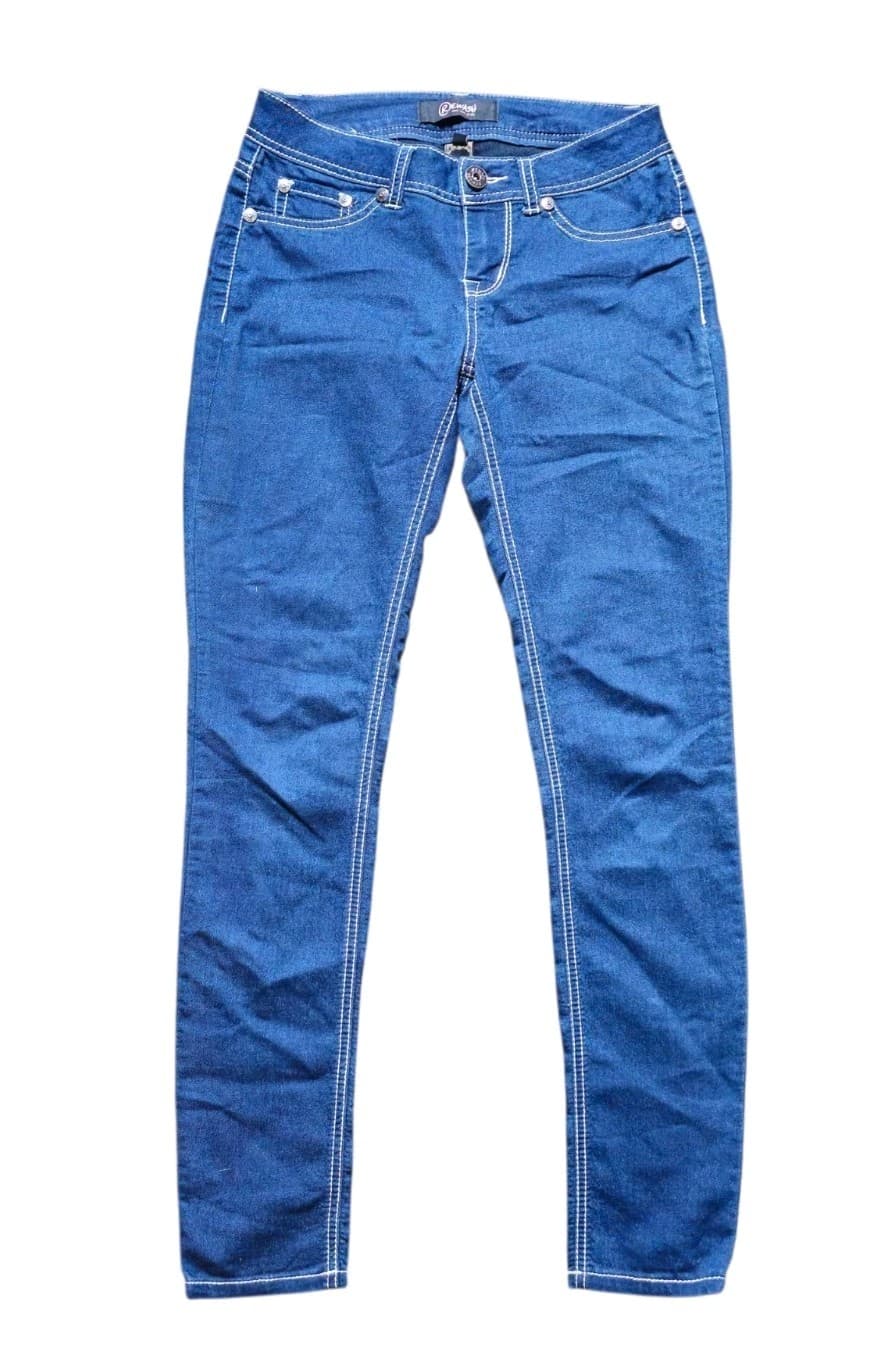 Rewash Skinny Blue Jeans Woman's Size 5 Stretch - Thumbnail 2