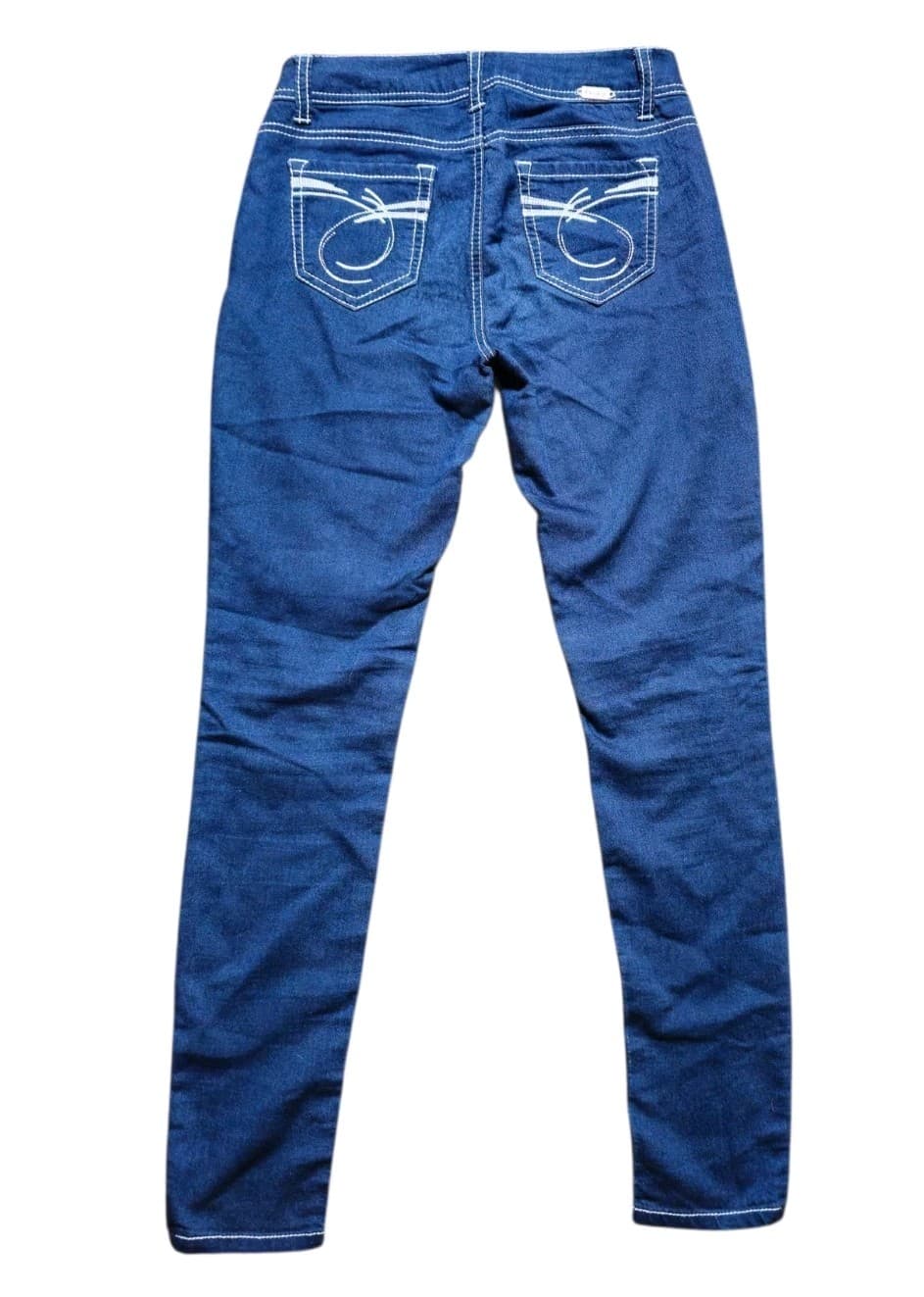 Rewash Skinny Blue Jeans Woman's Size 5 Stretch - Thumbnail 6