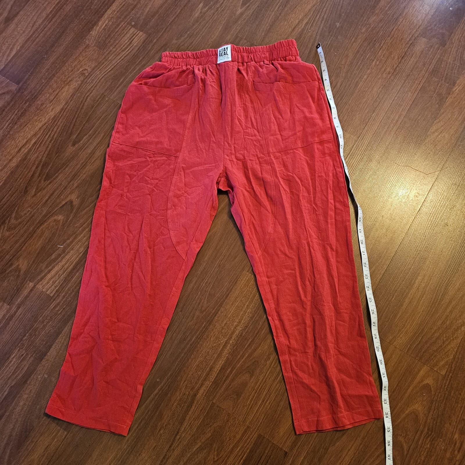 Vintage Stay Real Designed By Barrod 1980 Red Woman's X L