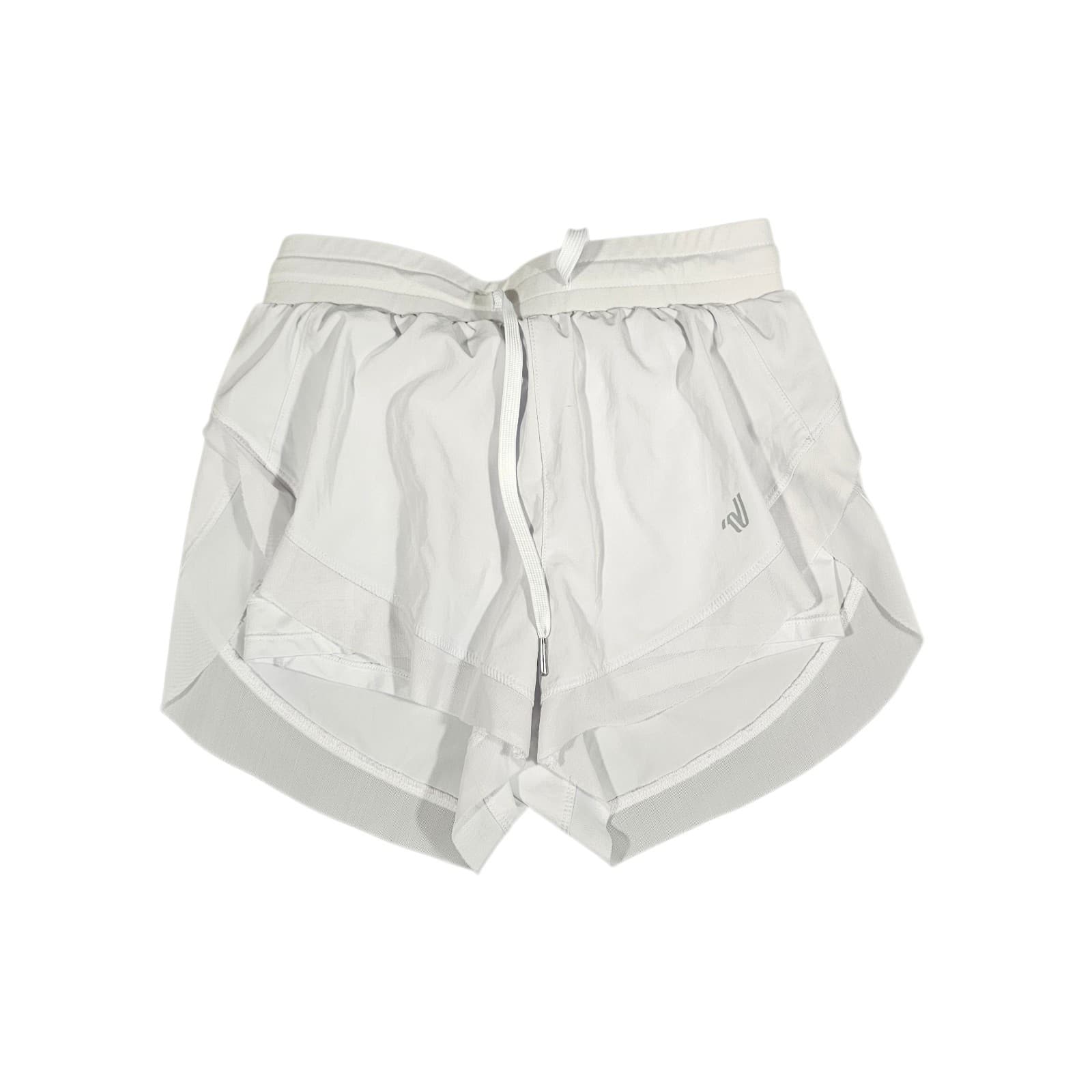 Varsity Spirit Luxe Petal Shorts White Athletic Cheerleader Short Womans Size Sm - Thumbnail 2