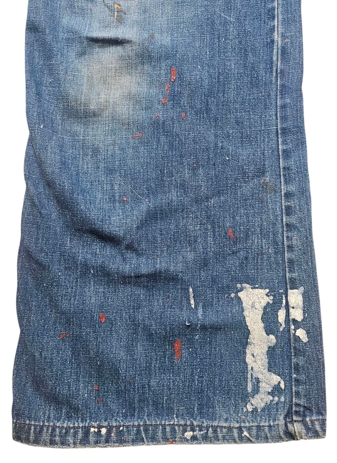 Vintage 70s BearBottom Seattle Wide Leg Flared Denim Hippie Jeans 27x32 - Thumbnail 7