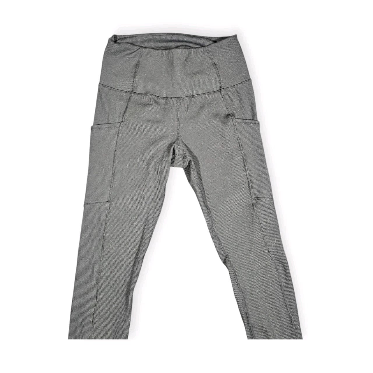 Lukka Lux Women’s Ribbed Legging with Side Pockets Moisture Wicking Fabric Small - Thumbnail 3