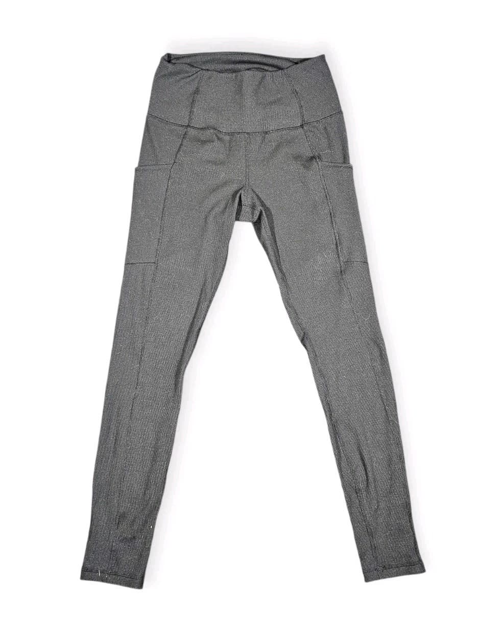 Lukka Lux Women’s Ribbed Legging with Side Pockets Moisture Wicking Fabric Small - Thumbnail 2