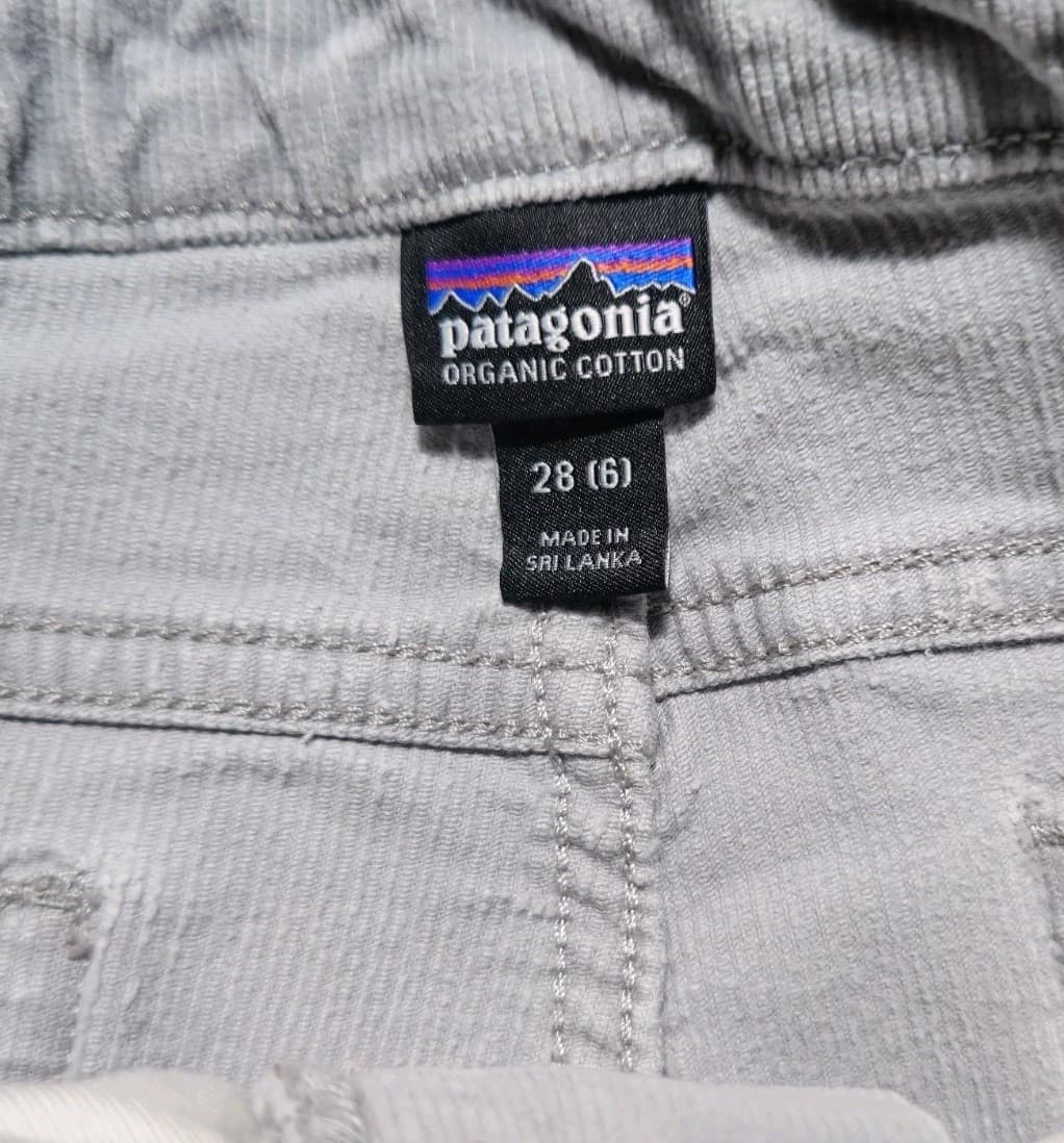 Patagonia Organic Cotton Corduroy Pants in Drifter Grey, Size 28 - Thumbnail 9