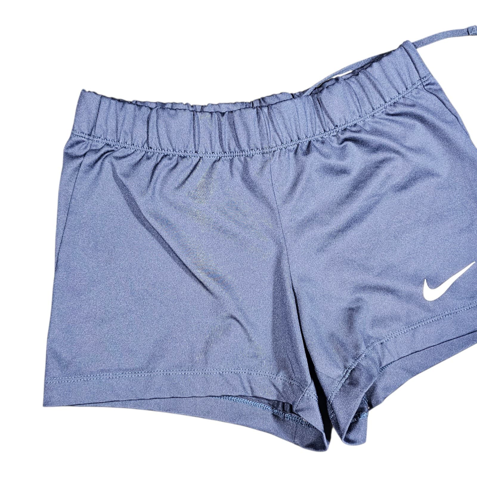 Nike Tempo Dri-fit Running Shorts Blue Womans Size Medium - Thumbnail 2