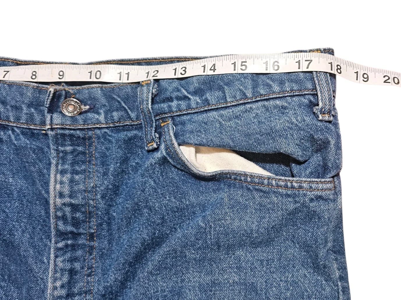 Vintage 1980 Levis 646-0217 Orange Tab Flared Jeans Talon 42 Zipper 36x29.5 - Thumbnail 14