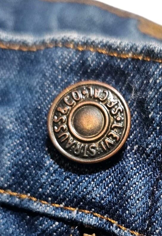 Vintage 1980 Levis 646-0217 Orange Tab Flared Jeans Talon 42 Zipper 36x29.5 - Thumbnail 12