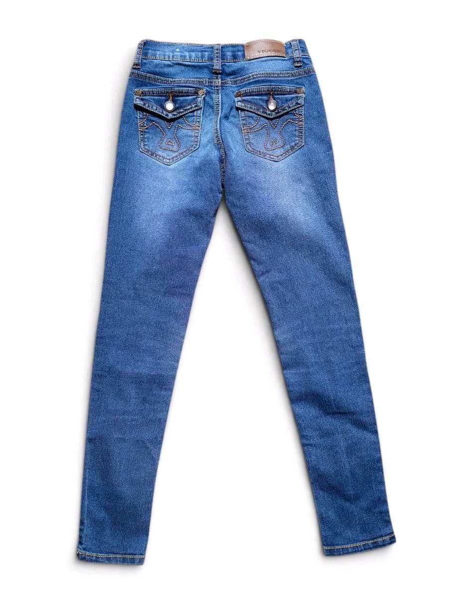 Vigoss Girls Jeans size 10 youth Flap Pocket - Thumbnail 5
