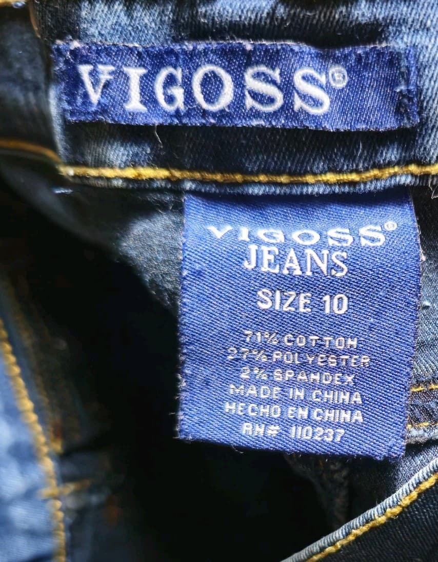 Vigoss Girls Jeans size 10 youth Flap Pocket - Thumbnail 10