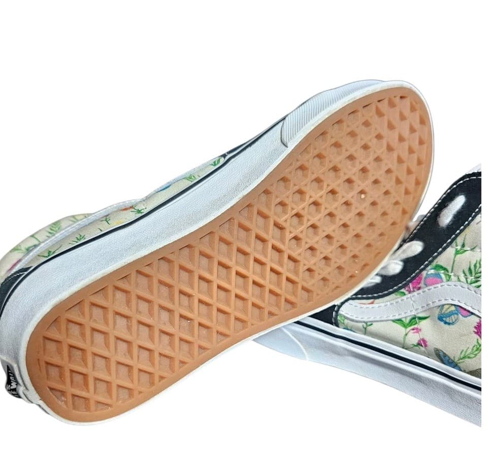 Vans SK8-Hi Butterfly Floral Marshmallow Mens Size 4.5 Womens 6 - Thumbnail 11