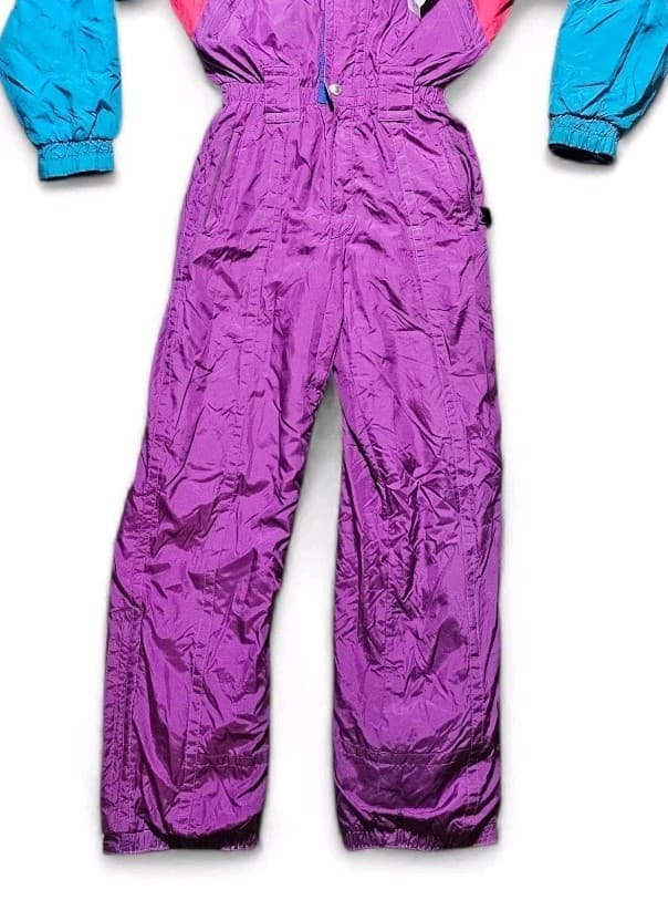 Killys Vintage One Peice Snowsuit Gaper Entrant Fabric A.W.T 90s Color... - Thumbnail 4