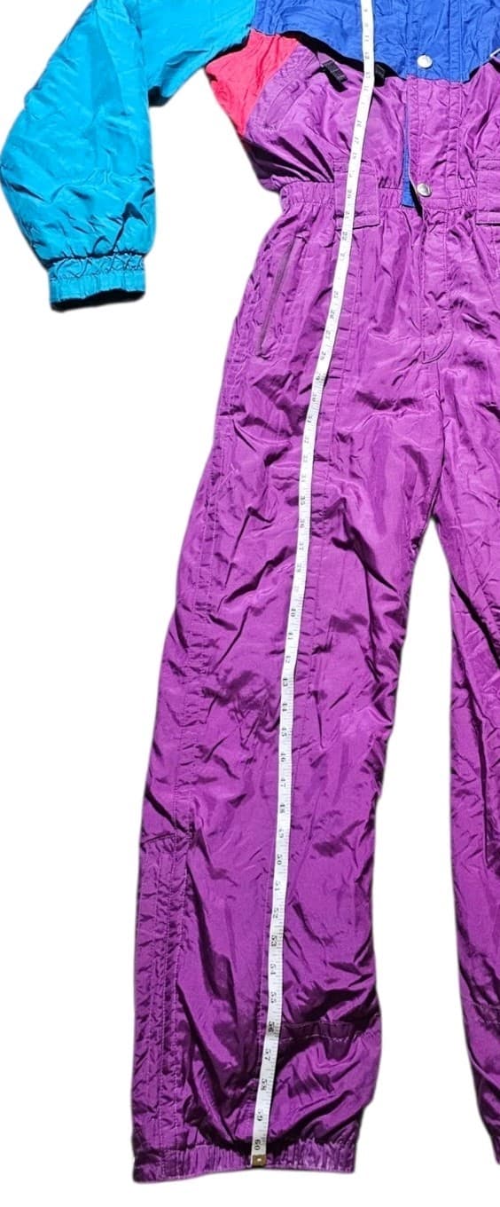 Killys Vintage One Peice Snowsuit Gaper Entrant Fabric A.W.T 90s Color... - Thumbnail 9