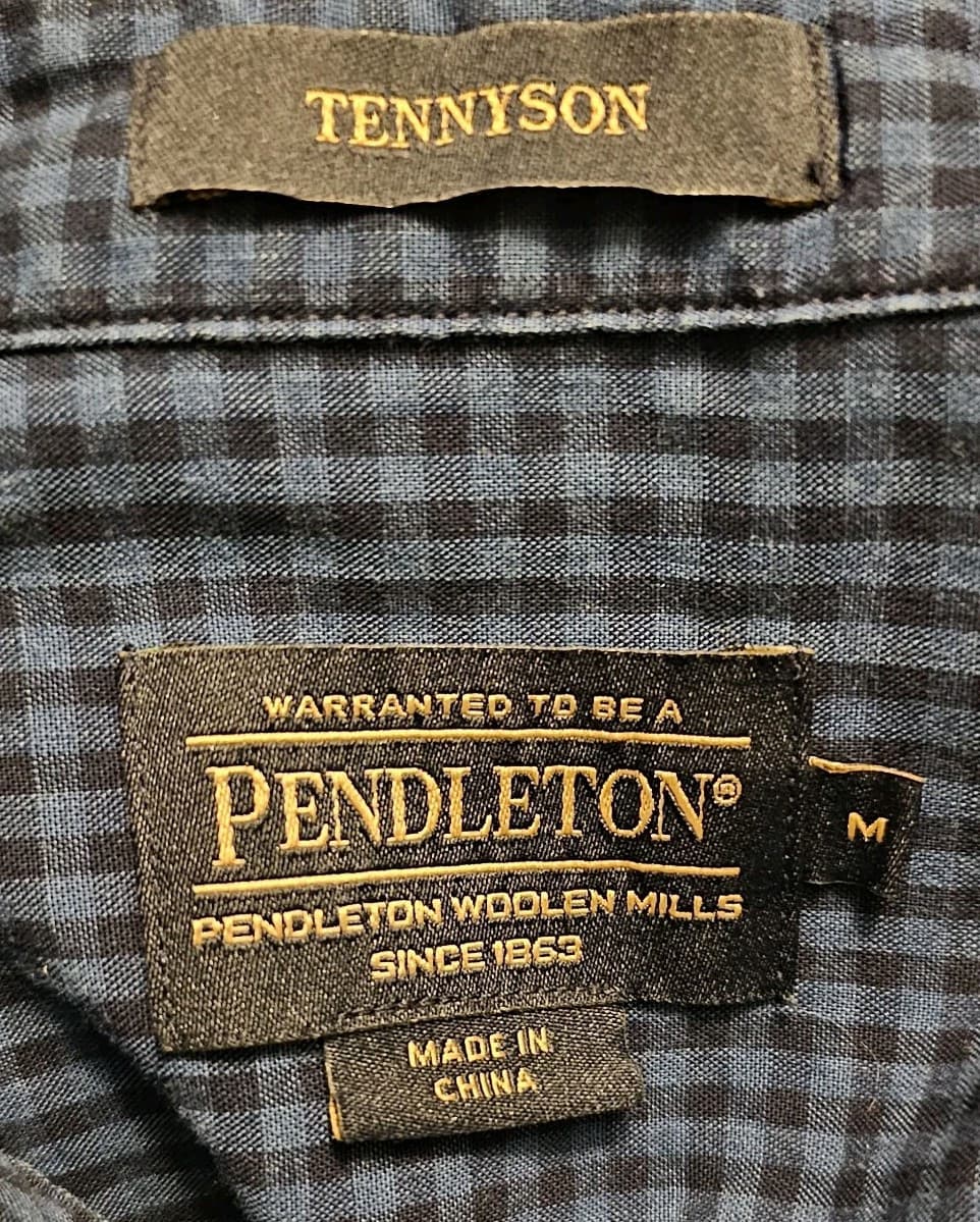Pendleton Tennyson Button Up Dress Shirt Mens Size Medium - Thumbnail 11