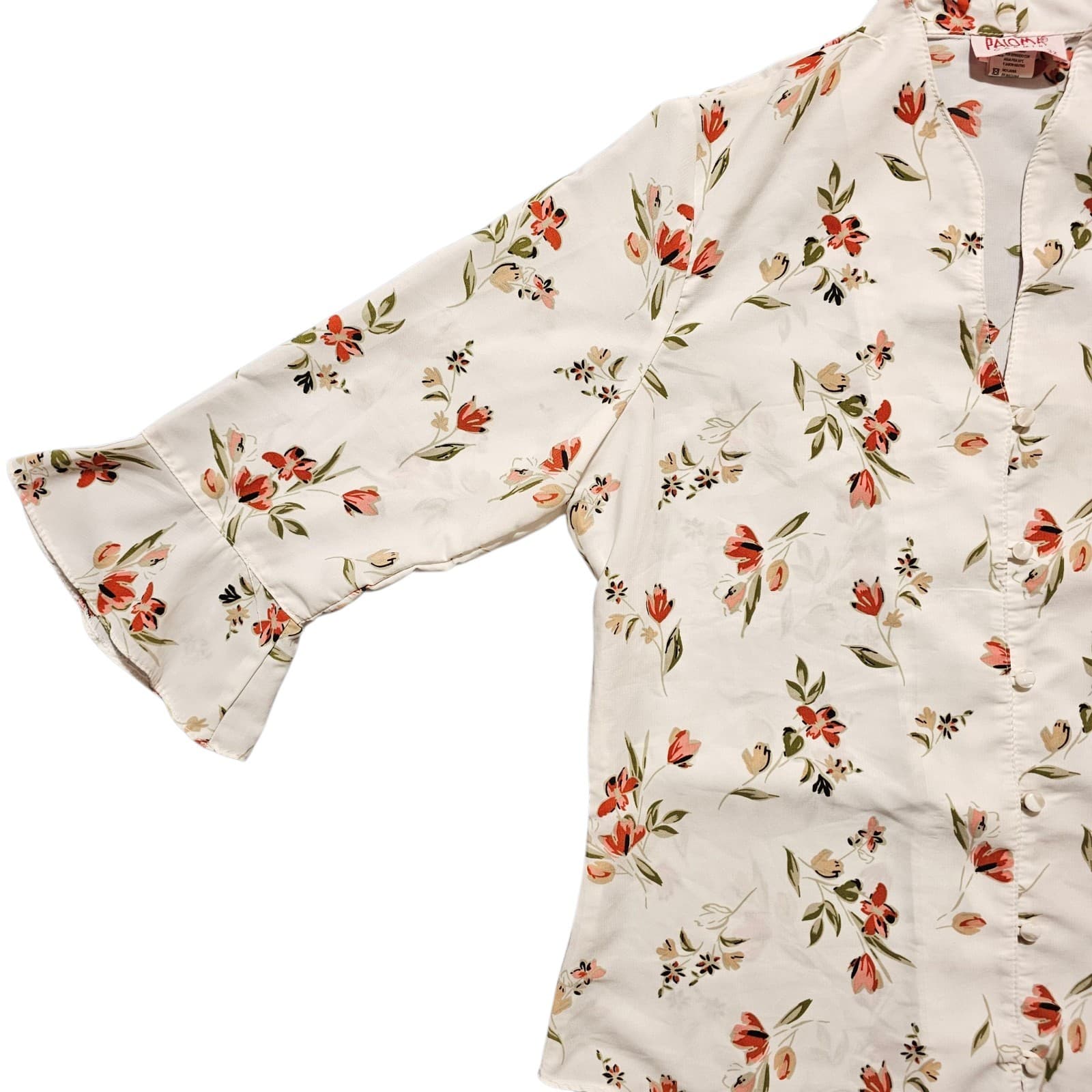 ​Paloma Carmin Floral Kimono Top NWT $259 Size 32 (US Medium 8/10 - Thumbnail 6