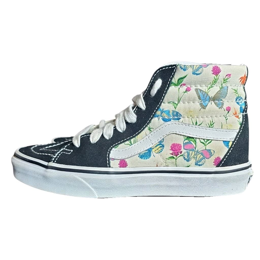 Vans SK8-Hi Butterfly Floral Marshmallow Mens Size 4.5 Womens 6 - Thumbnail 6