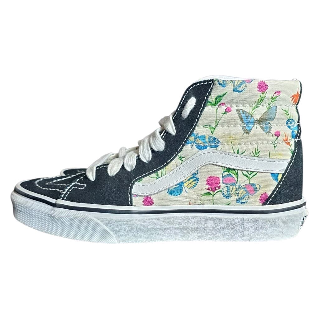 Vans SK8-Hi Butterfly Floral Marshmallow Mens Size 4.5 Womens 6 - Thumbnail 2
