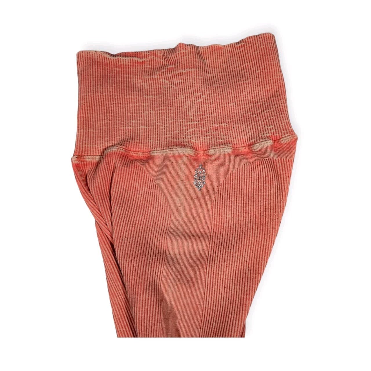 Free People Movement Ribbed Yoga Pants Leggings Orange Womans Size Xs - Thumbnail 7