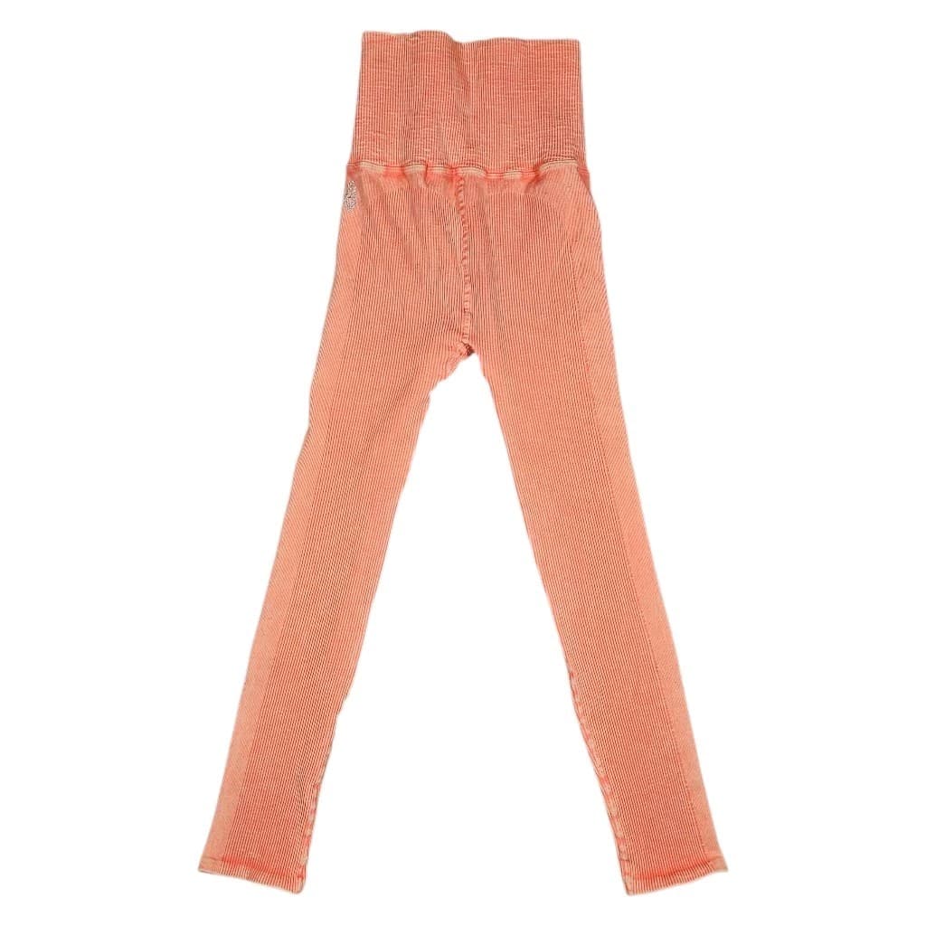 Free People Movement Ribbed Yoga Pants Leggings Orange Womans Size Xs - Thumbnail 14