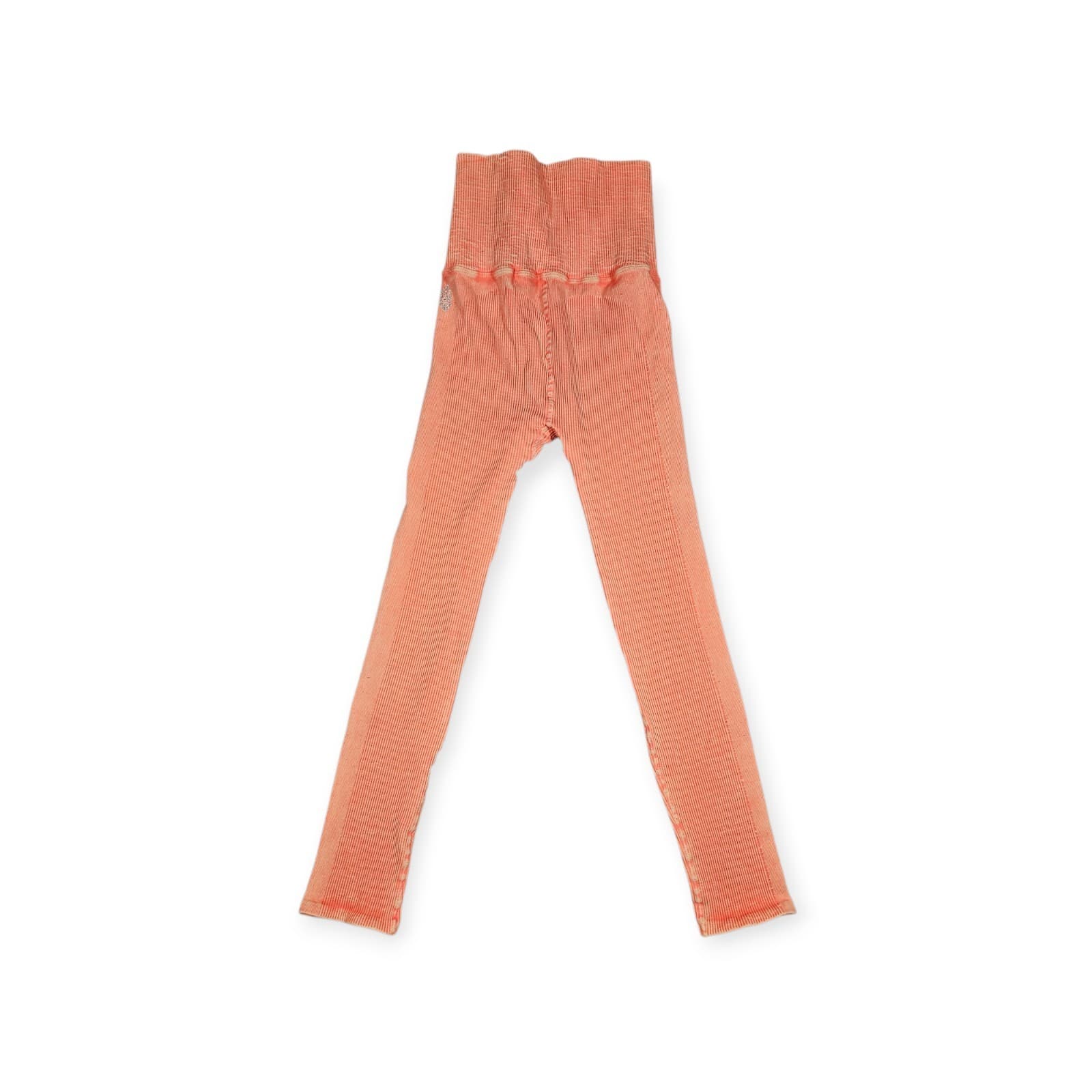 Free People Movement Ribbed Yoga Pants Leggings Orange Womans Size Xs - Thumbnail 9
