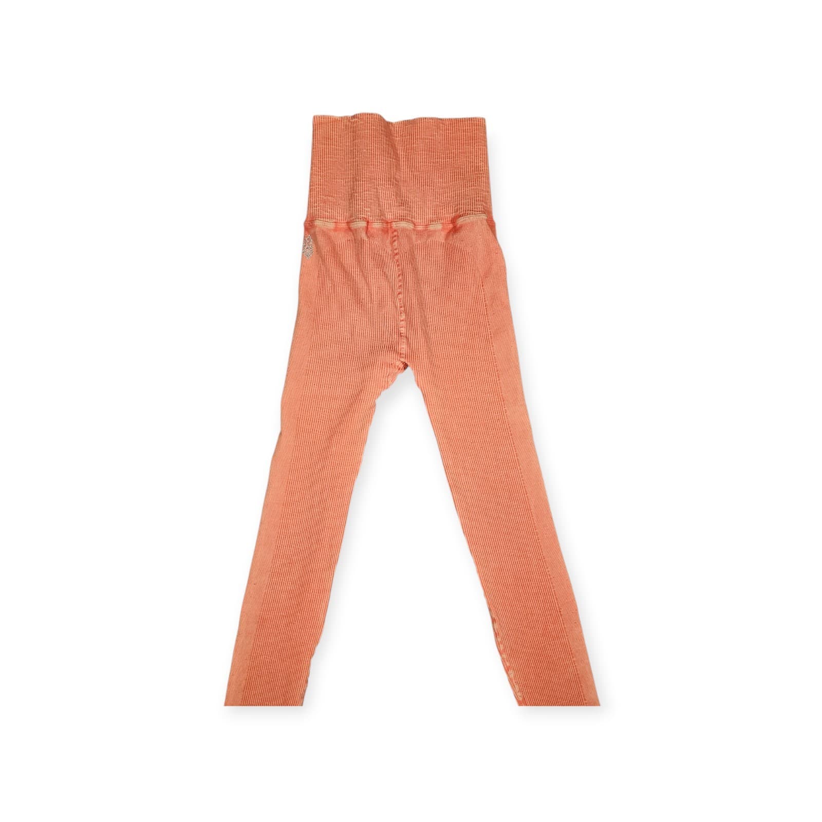 Free People Movement Ribbed Yoga Pants Leggings Orange Womans Size Xs - Thumbnail 10