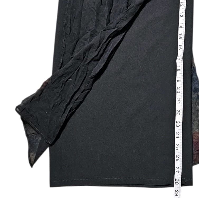 Adrianna Papell Evening Essentials Black 100% Silk Shell Pants Women's Size 10 - Thumbnail 9