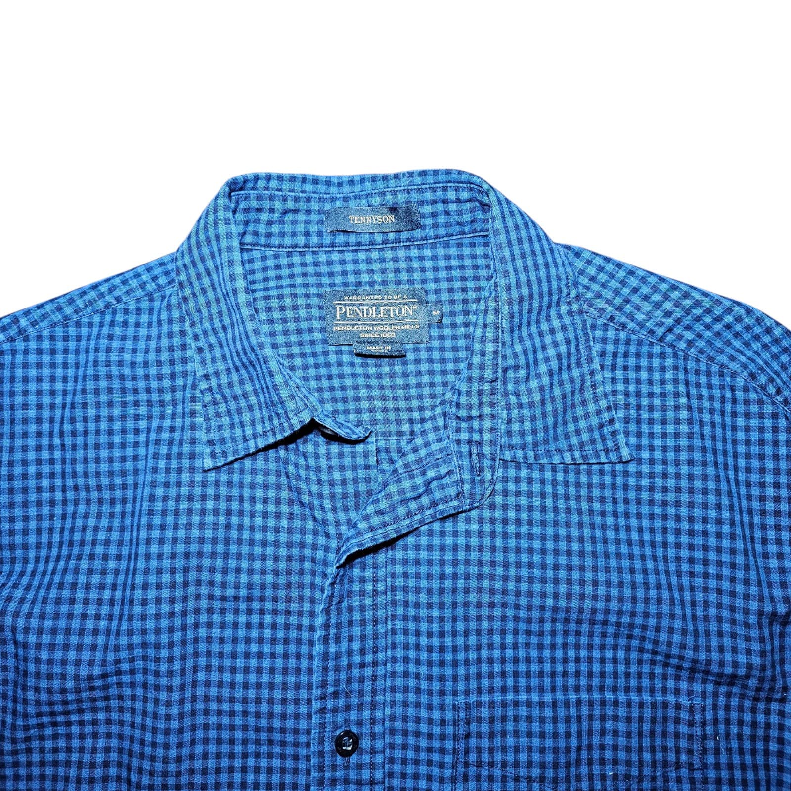 Pendleton Tennyson Button Up Dress Shirt Mens Size Medium - Thumbnail 5