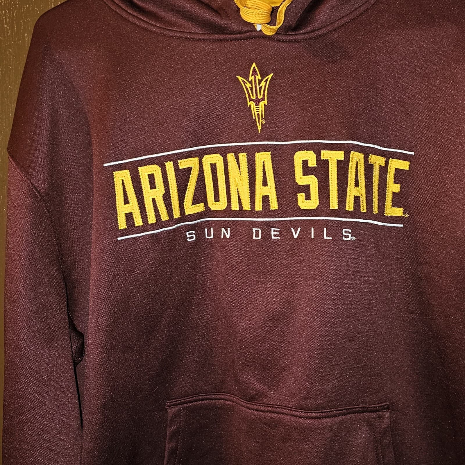 Arizona State Sun Devils Hooded Sweatshirt Knights Appearall Mens Size Large - Thumbnail 2