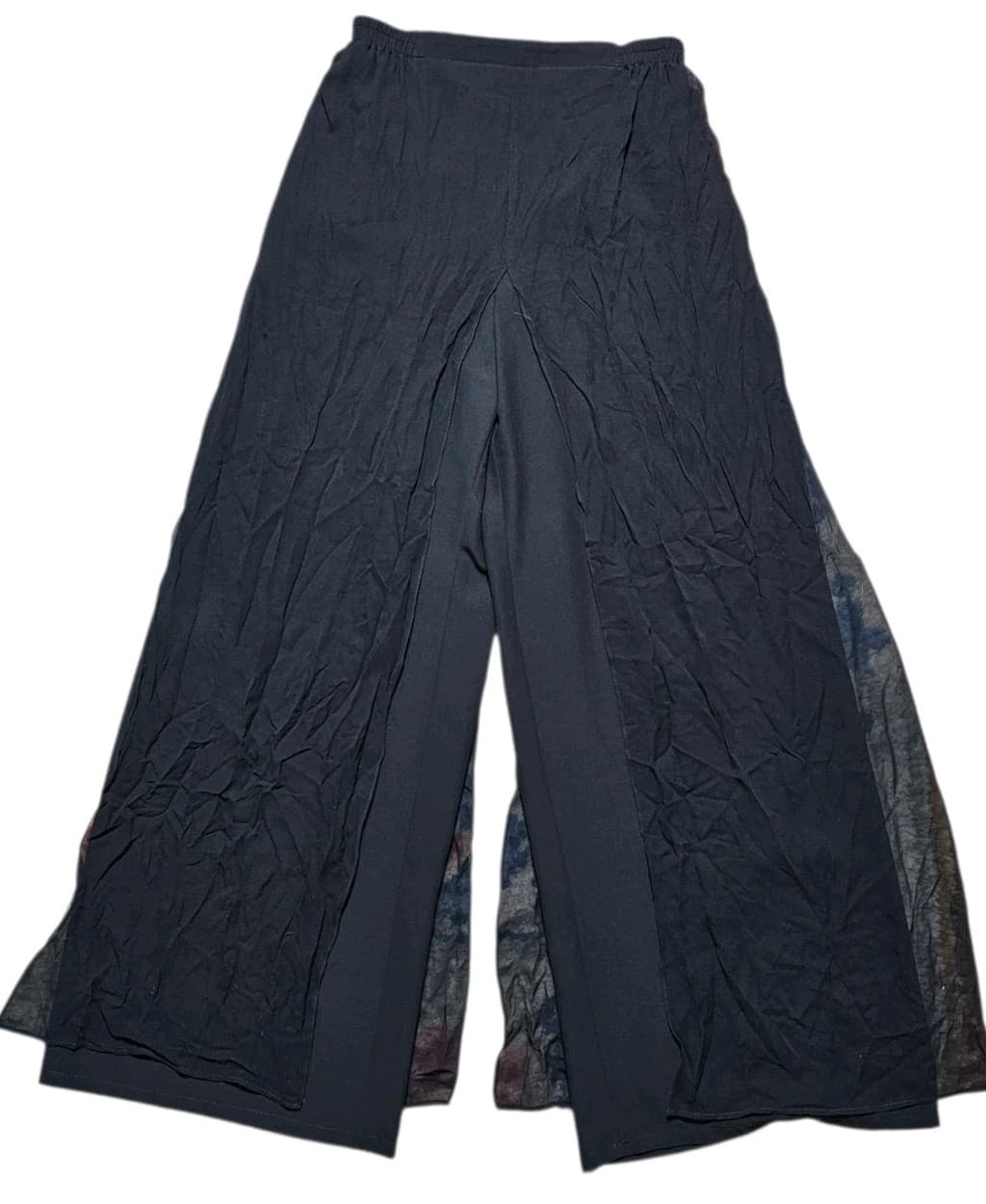 Adrianna Papell Evening Essentials Black 100% Silk Shell Pants Women's Size 10 - Thumbnail 2