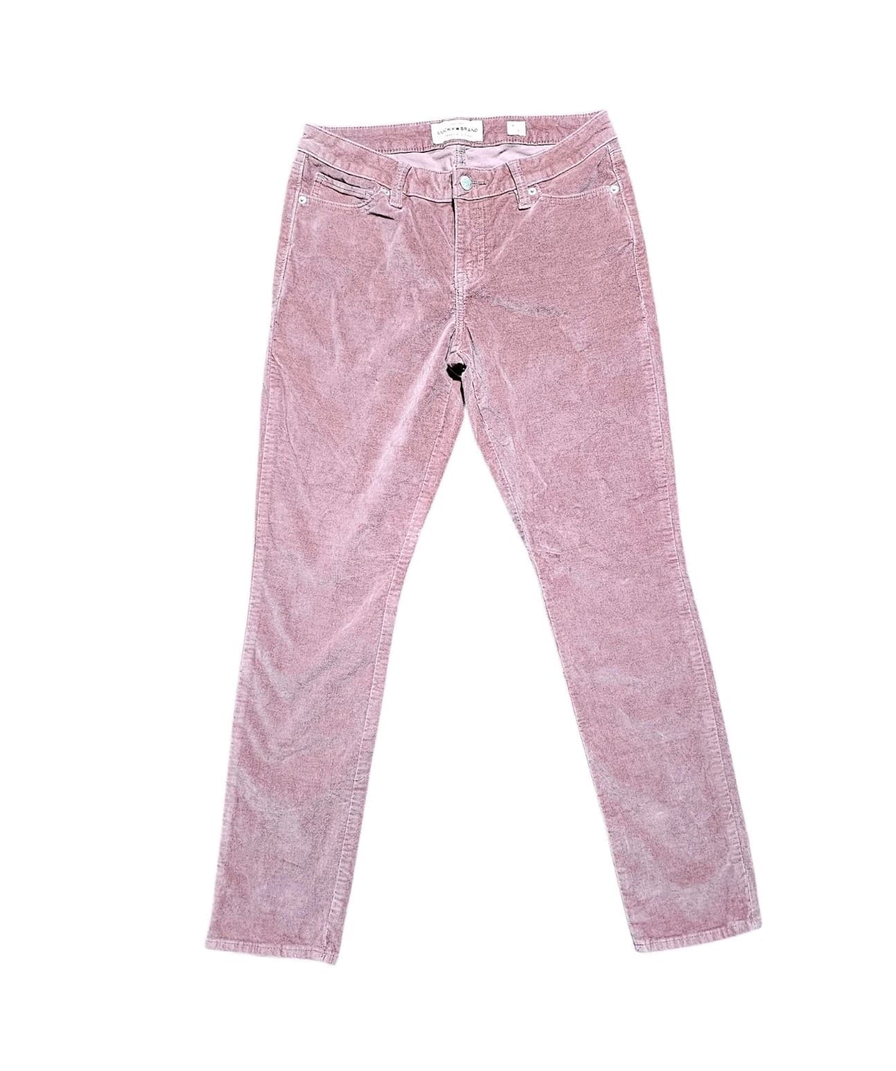 Lucky Brand Lolita Skinny Womens Corduroy Pants Size 8/29 Pink