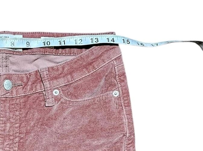 Lucky Brand Lolita Skinny Womens Corduroy Pants Size 8/29 Pink - Thumbnail 8