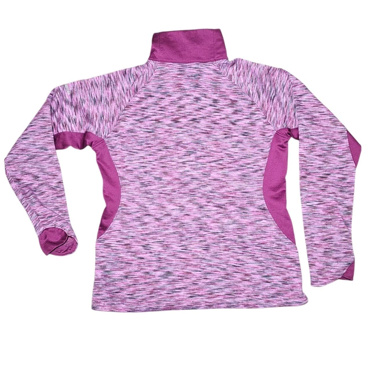 Columbia Women's Medium Optic Got It II 1/2 Zip Purple Pullover - Thumbnail 5