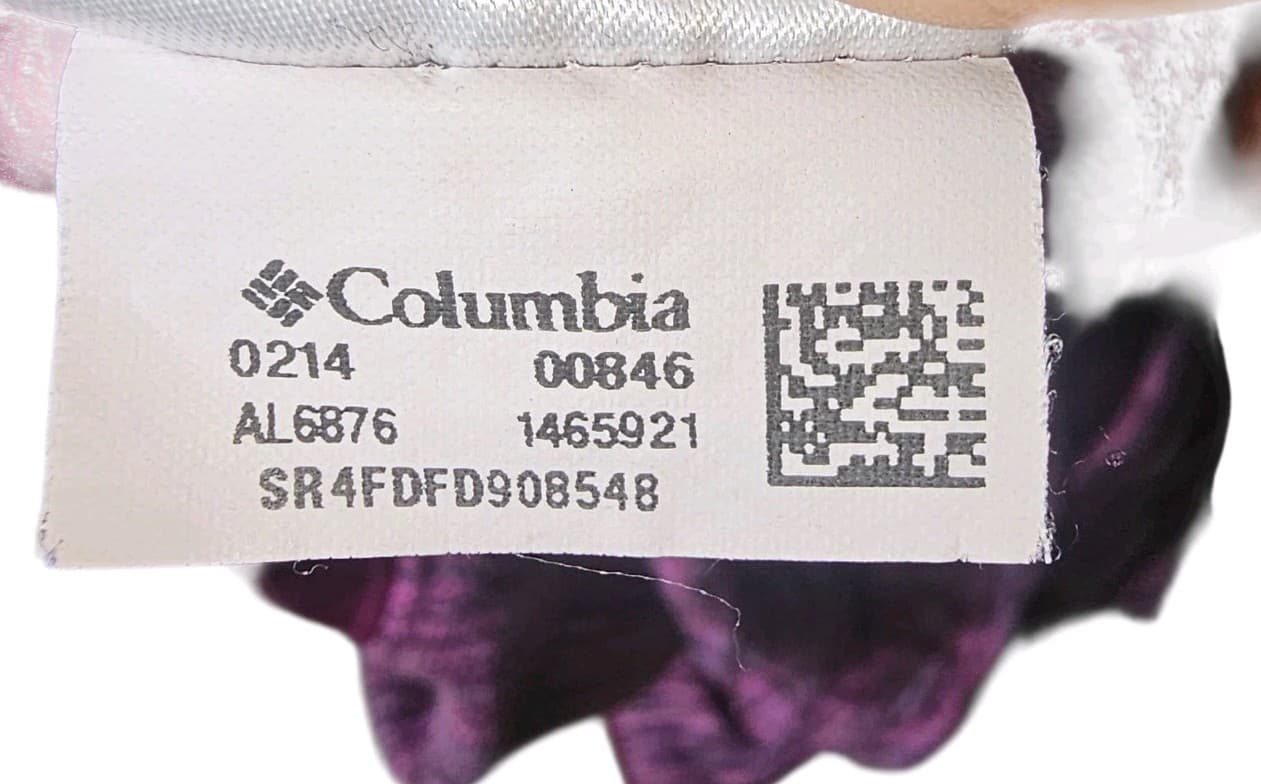 Columbia Women's Medium Optic Got It II 1/2 Zip Purple Pullover - Thumbnail 12