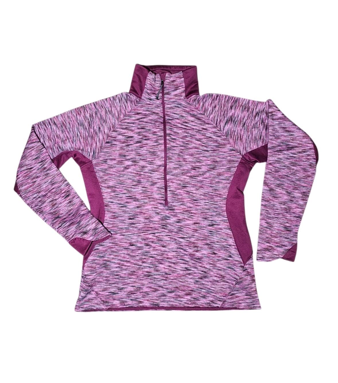 Columbia Women's Medium Optic Got It II 1/2 Zip Purple Pullover
