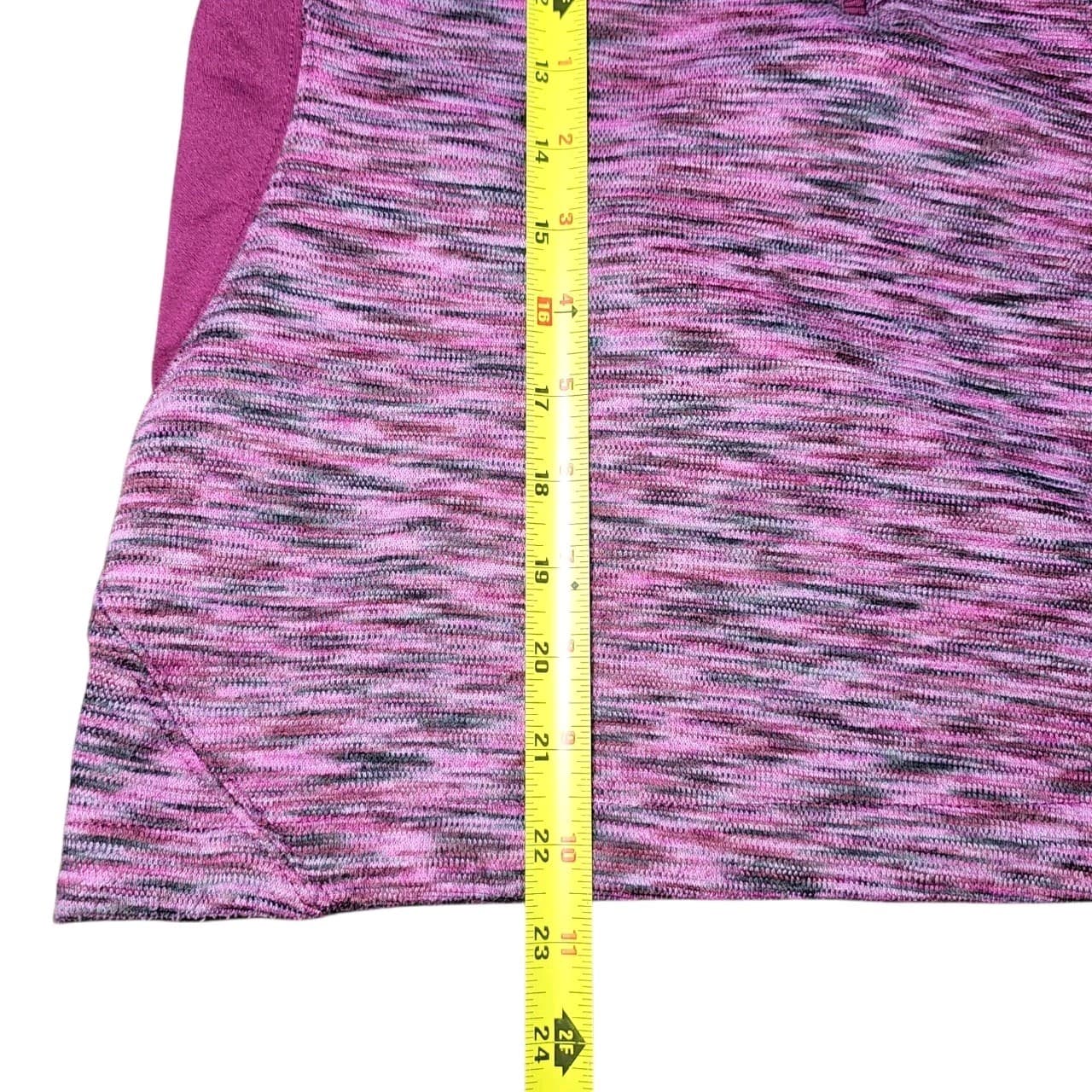 Columbia Women's Medium Optic Got It II 1/2 Zip Purple Pullover - Thumbnail 7