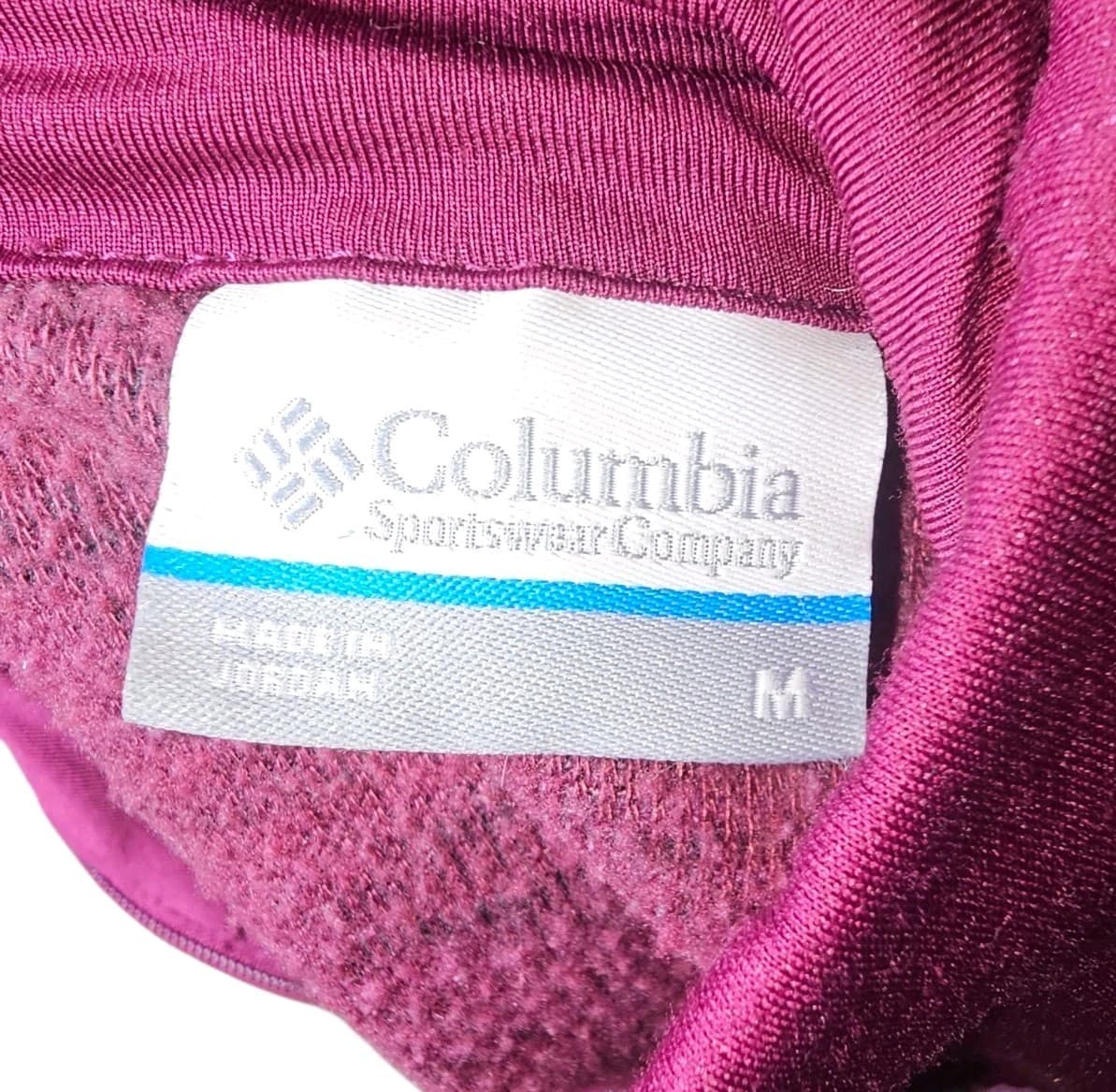 Columbia Women's Medium Optic Got It II 1/2 Zip Purple Pullover - Thumbnail 11