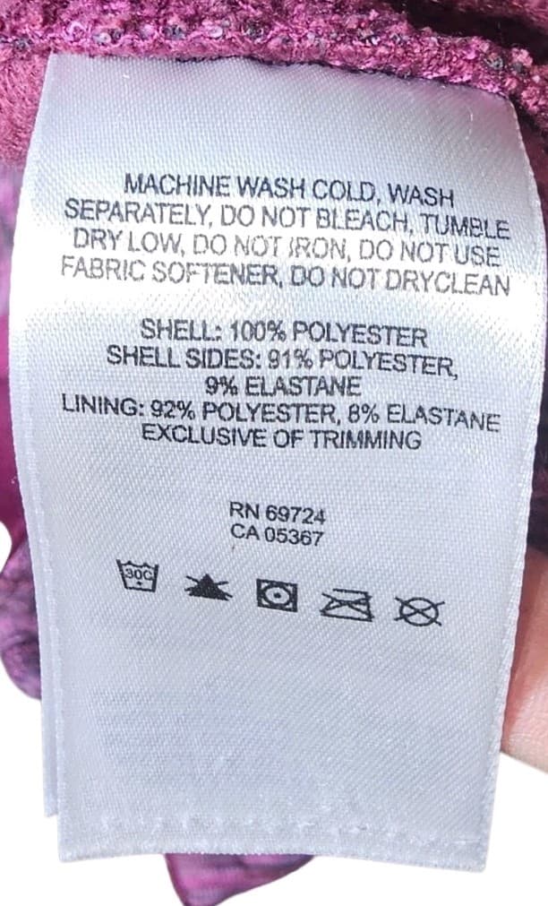 Columbia Women's Medium Optic Got It II 1/2 Zip Purple Pullover - Thumbnail 13